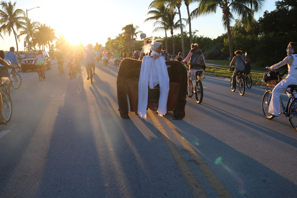 Zombie Bike Ride 2018 photo - Duval Street, Key West